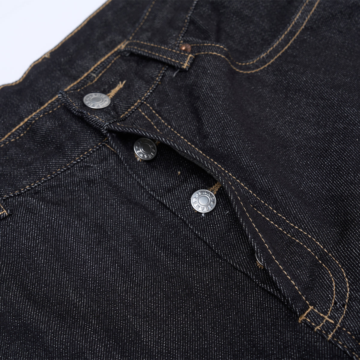 Wide Leg Dark Denim Jeans Classic Fit