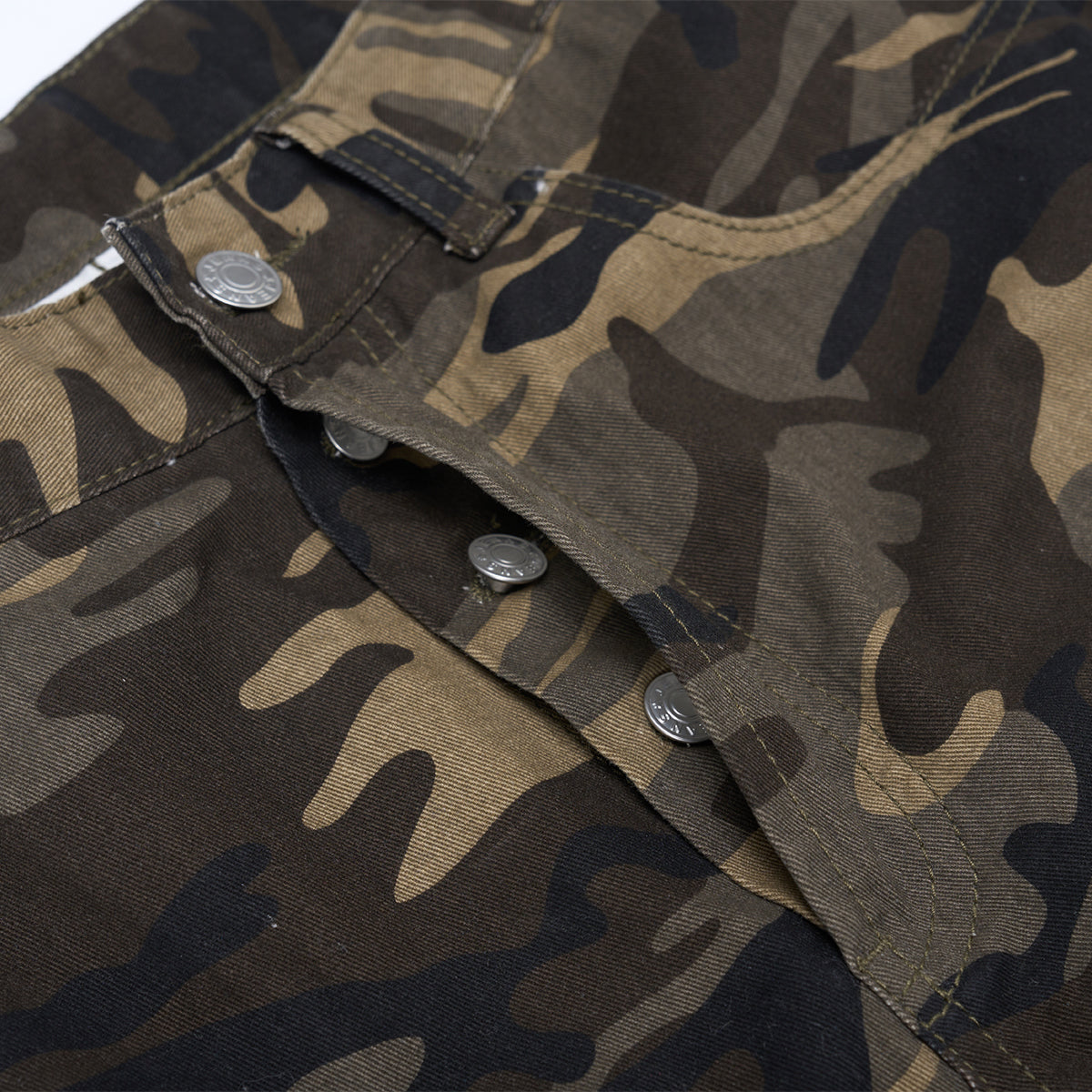 Camo Wide Leg Tactical Pocket Streetwear Pants