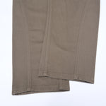 Curved Wide Leg High Waist Clean Stitch Workwear Pants