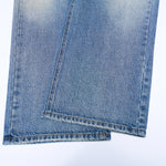 Vintage Light Wash Wide Leg High Rise Jeans