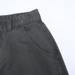 Vintage Workwear Wide-Leg Cargo Pants Multi Pocket Washed