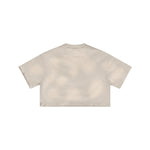 Heavyweight Washed Crop T Shirt-INNBLAC Fashion Apparel