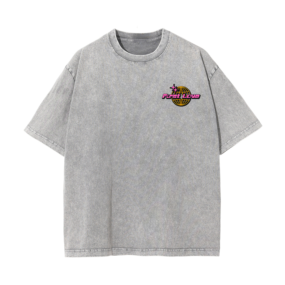 First Love Y2K Valentines Day Graphic Tee-INNBLAC Fashion Apparel