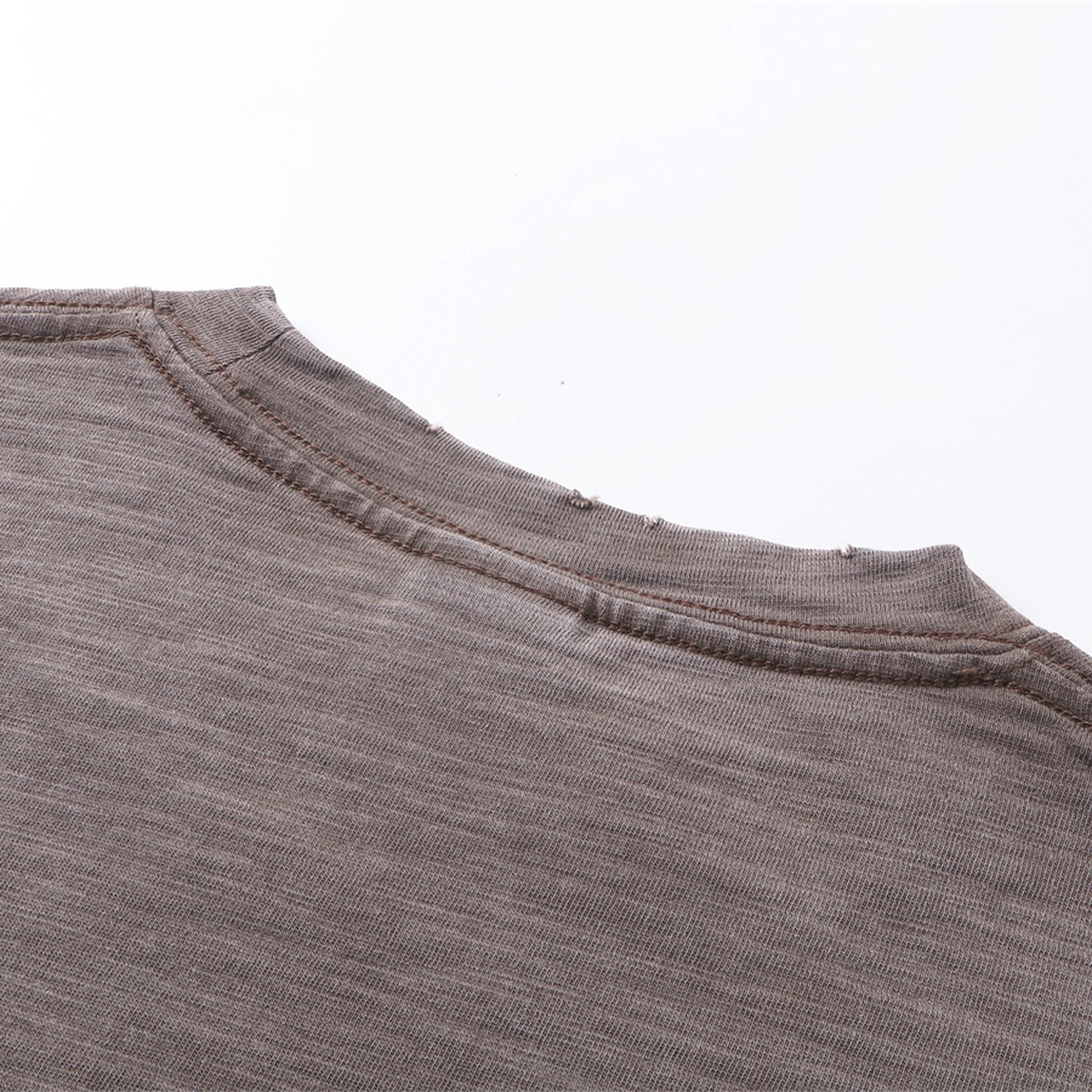 Loose Fit Distressed Cotton Tee 8oz