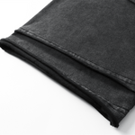 Washed Patchwork Raw Edge Tee 8oz