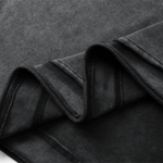 Washed Patchwork Raw Edge Tee 8oz