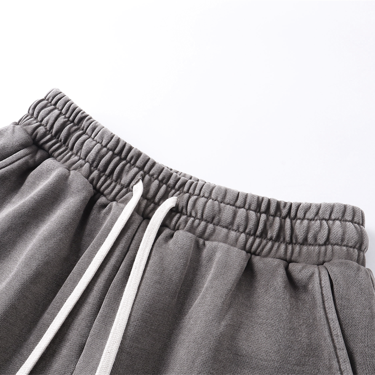 Pantalones cortos vintage holgados con parches