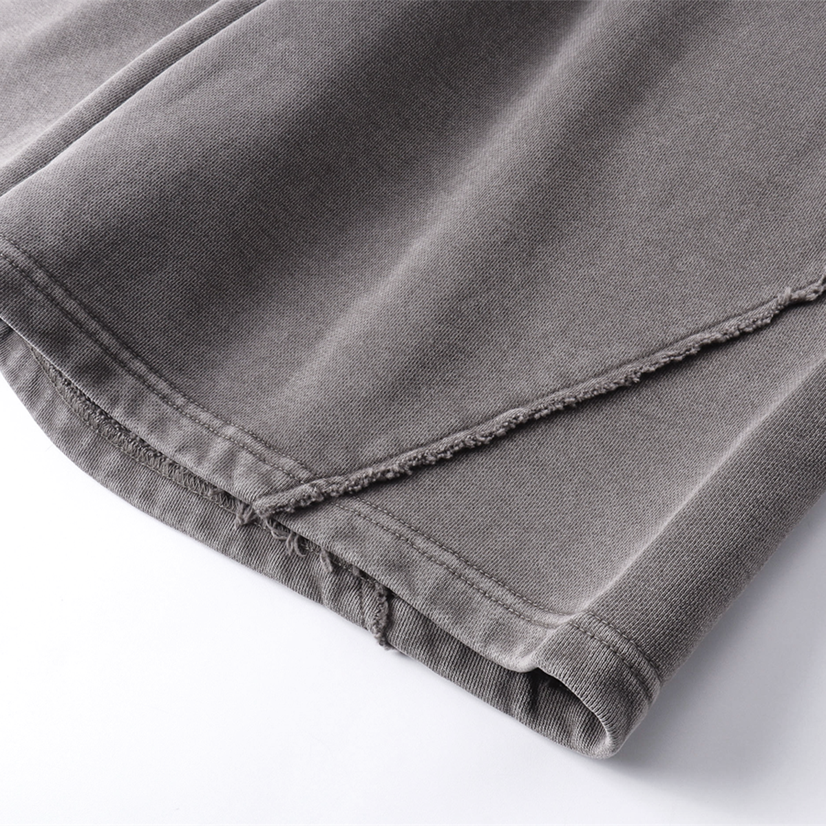 Pantalones cortos vintage holgados con parches