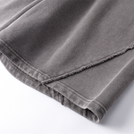 Pantalones cortos vintage holgados con parches