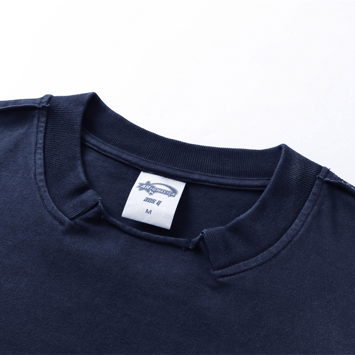 Heavyweight Raw Edge Washed Tee 9oz
