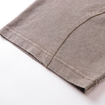 Washed Raw Edge Patchwork T Shirt 8oz