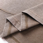 Washed Raw Edge Patchwork T Shirt 8oz