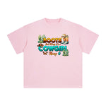 Cowgirl Boots & Cactus Graphic Tee-INNBLAC Fashion Apparel