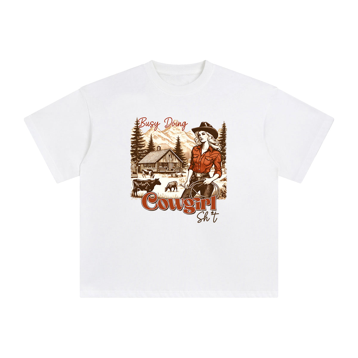 Cowgirl Graphic Tee-INNBLAC Fashion Apparel