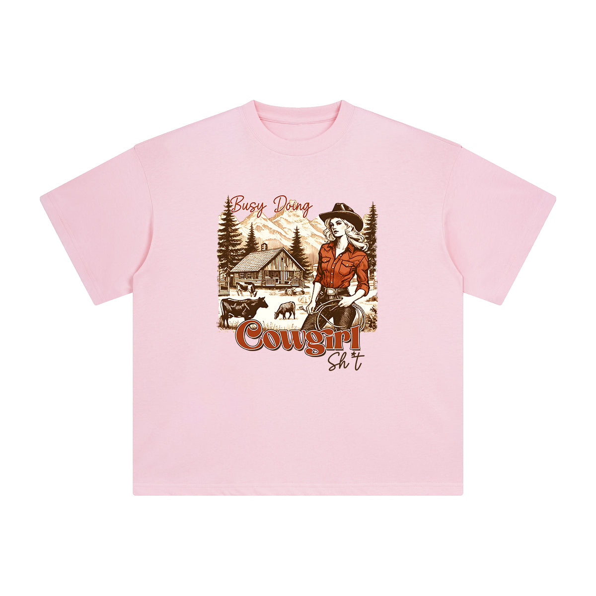Cowgirl Graphic Tee-INNBLAC Fashion Apparel