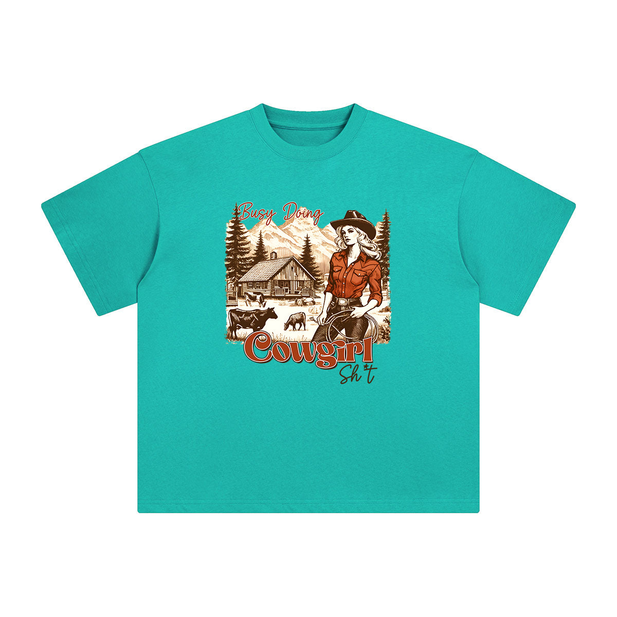Cowgirl Graphic Tee-INNBLAC Fashion Apparel
