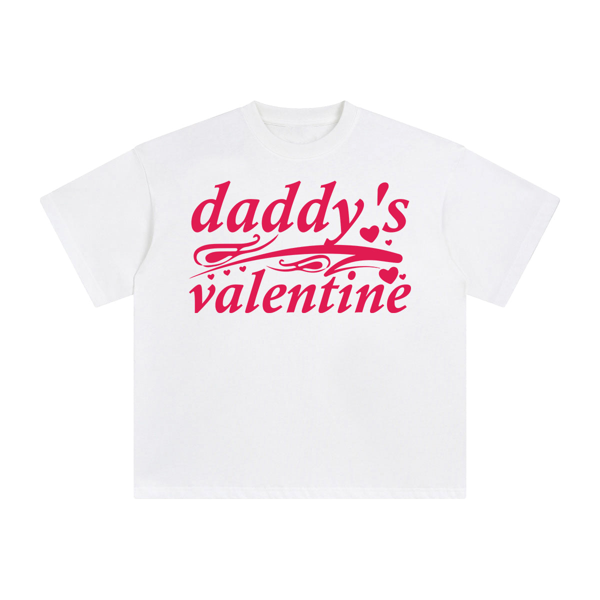 Daddy's-valentine Aesthetic Graphic Tee-INNBLAC Fashion Apparel