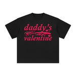 Daddy's-valentine Aesthetic Graphic Tee-INNBLAC Fashion Apparel