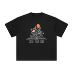 GROW YOUR MIND Graphic Tee-INNBLAC Fashion Apparel