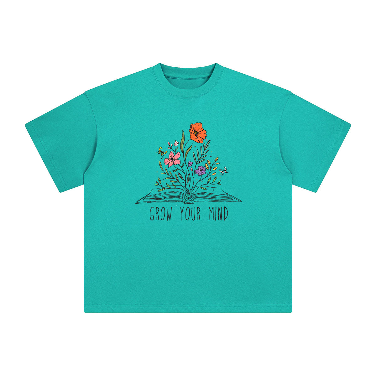 GROW YOUR MIND Graphic Tee-INNBLAC Fashion Apparel