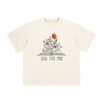 GROW YOUR MIND Graphic Tee-INNBLAC Fashion Apparel
