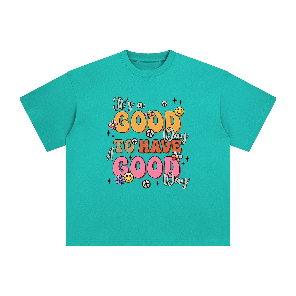 Good Day Slogan Graphic Tee-INNBLAC Fashion Apparel