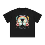 Happy Mind Happy Life Graphic Tee-INNBLAC Fashion Apparel