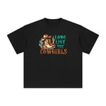 LONG LIVE THE COWGIRLS Graphic Tee-INNBLAC Fashion Apparel