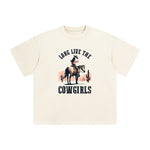 LONG LIVE THE COWGIRLS Graphic Tee-INNBLAC Fashion Apparel