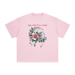Magic Moon & Flowers Graphic Tee-INNBLAC Fashion Apparel