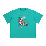 Magic Moon & Flowers Graphic Tee-INNBLAC Fashion Apparel
