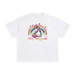 Magic Rainbow & Unicorn Graphic Tee-INNBLAC Fashion Apparel