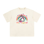 Magic Rainbow & Unicorn Graphic Tee-INNBLAC Fashion Apparel