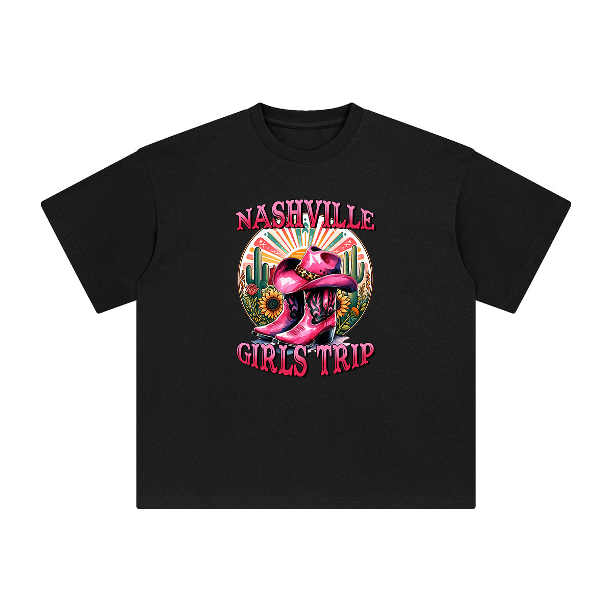 NASHYLLE GIRLS TRIP Graphic Tee-INNBLAC Fashion Apparel
