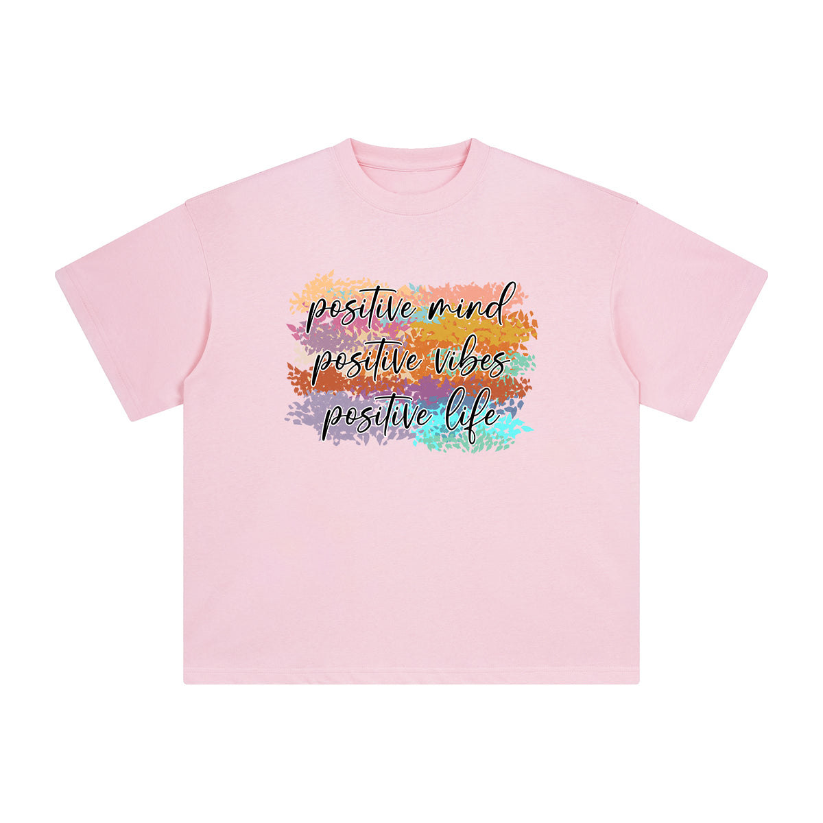 Positive Slogan Graphic Tee-INNBLAC Fashion Apparel