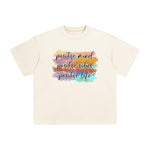 Positive Slogan Graphic Tee-INNBLAC Fashion Apparel