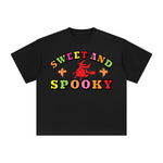 Sweet And Spooky Aesthetic Graphic Tee-INNBLAC Fashion Apparel