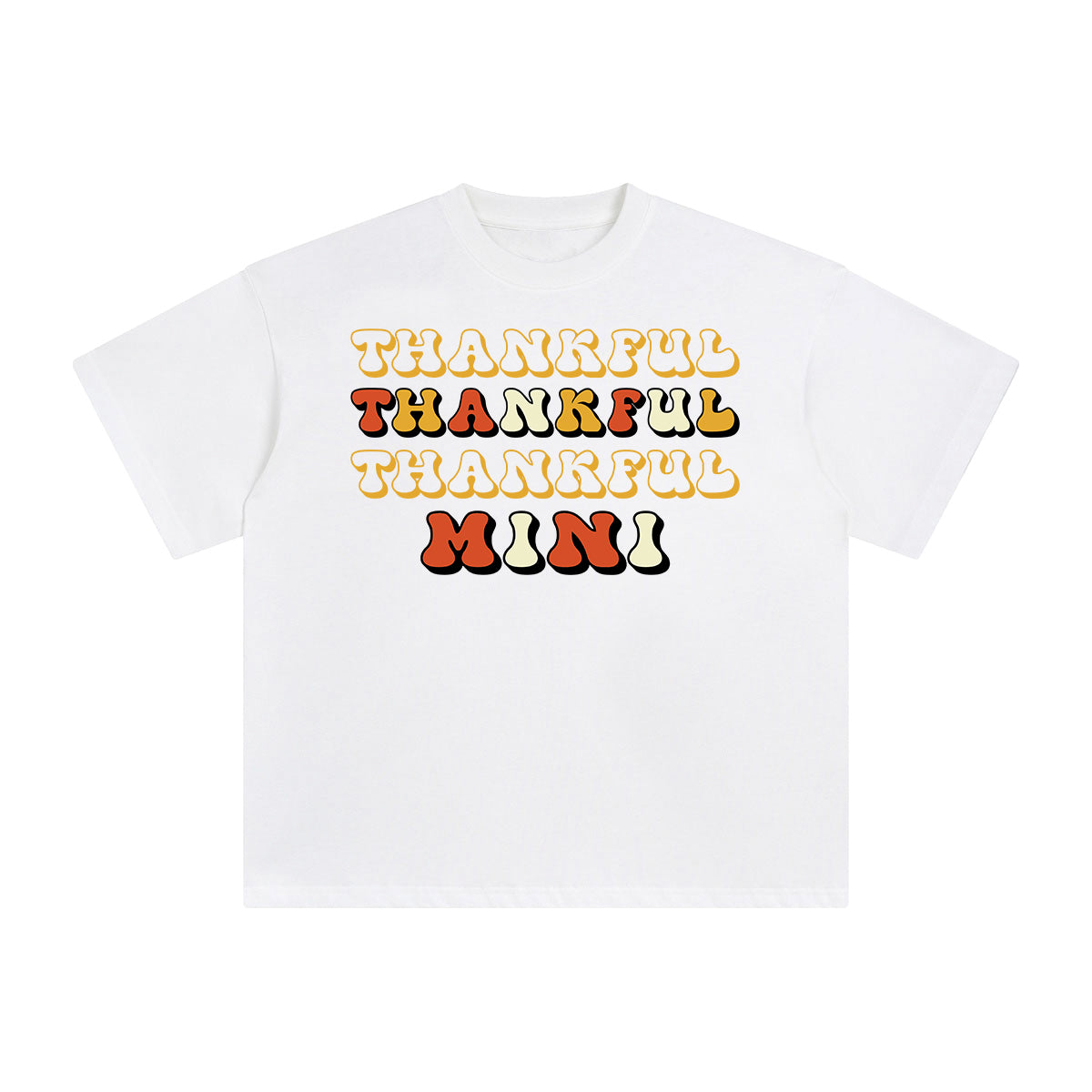 Thankful Mini Aesthetic Graphic Tee-INNBLAC Fashion Apparel