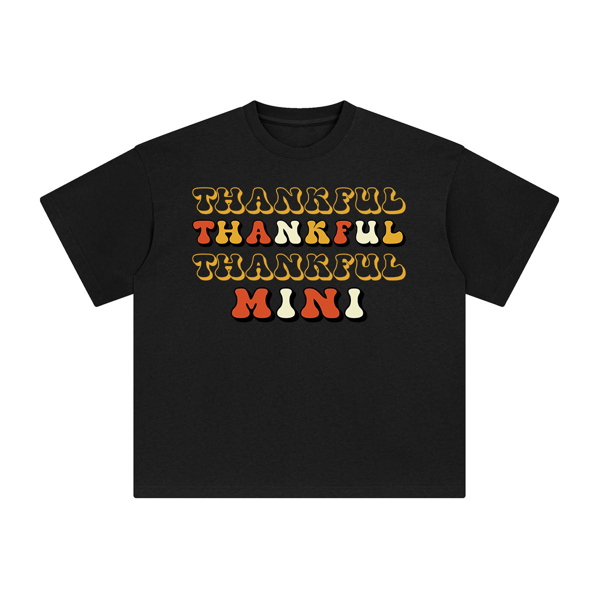 Thankful Mini Aesthetic Graphic Tee-INNBLAC Fashion Apparel