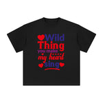 Wild Thing You Make My Heart Sing Graphic Tee-INNBLAC Fashion Apparel