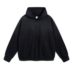 Women's Acid Wash Elastic Hem Hoodie-INNBLAC Fashion Apparel