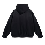 Women's Acid Wash Elastic Hem Hoodie-INNBLAC Fashion Apparel