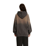 Women's Acid Wash Elastic Hem Hoodie-INNBLAC Fashion Apparel