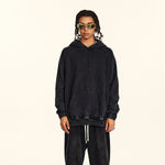 Acid Wash Faded Oversized Hoodie-INNBLAC Fashion Apparel