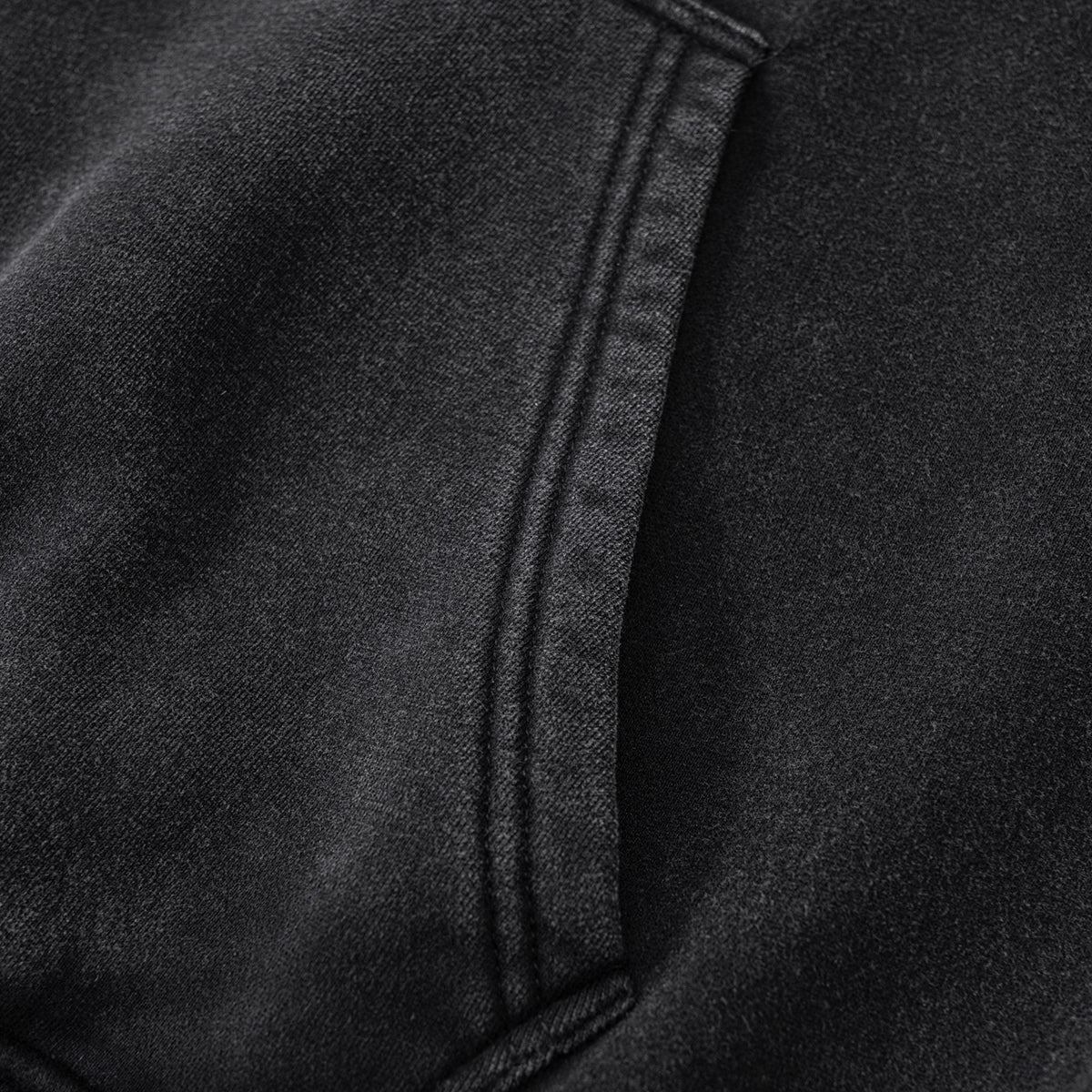 Acid Wash Thick Contrast Stitch Hoodie-INNBLAC Fashion Apparel
