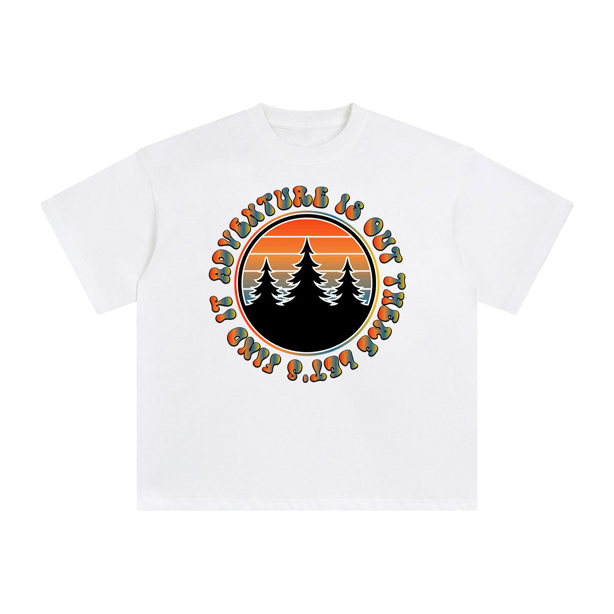 Adventure ls Out There Let's Find lt Graphic Tee-INNBLAC Fashion Apparel