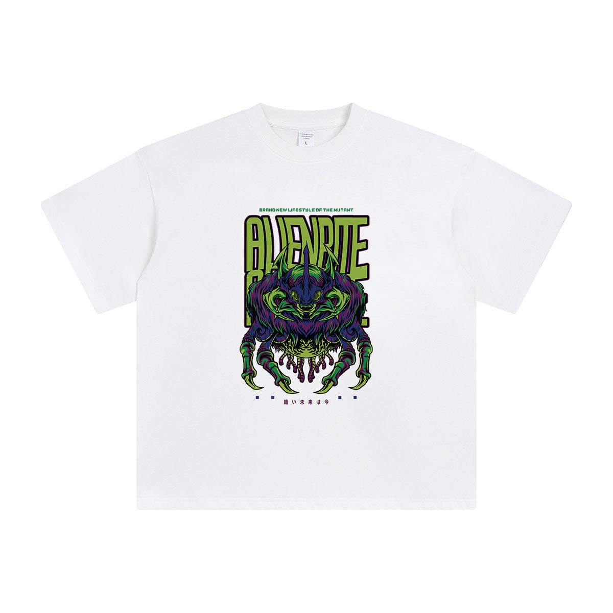 Alien Bite Mutant Graphic T Shirt-INNBLAC Fashion Apparel