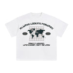 Always Looking Forward Aesthetic Graphic Tee-INNBLAC Fashion Apparel