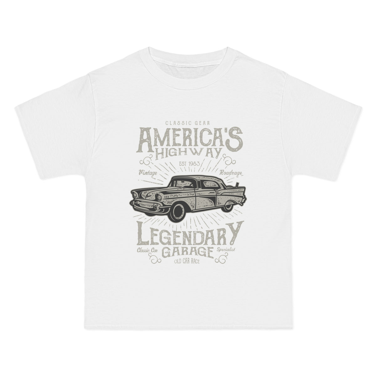 America's Highway Retro Graphic Tee-INNBLAC Fashion Apparel