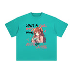 Anime Girl And Gaming Pink Graphic Tee-INNBLAC Fashion Apparel